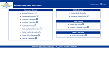 Tablet Screenshot of library.husd.org